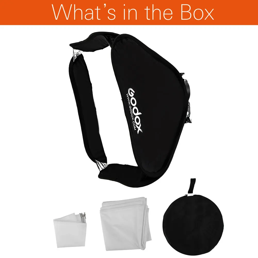 Photography Softbox Godox 40x40cm 50x50cm 60x60cm 80x80cm Foldable