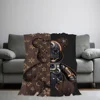 Fashion B-BearbricksS Printed comfortable and soft sofa living room bedroom Plush blanket suitable for home travel and gifts 2