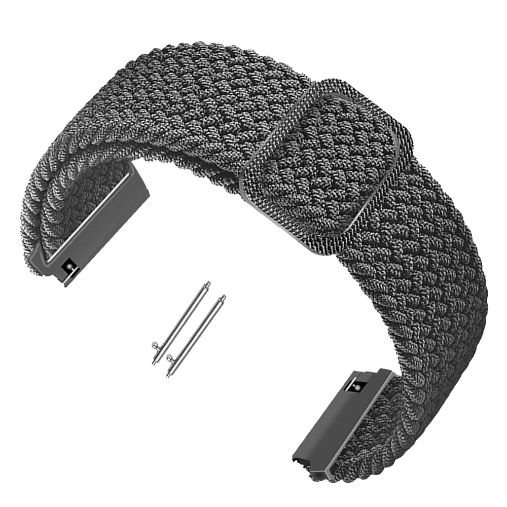 Magnetic Braided Loop Nylon Strap - 20mm/22mm Bracelet