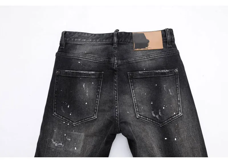 Street Designer Fashion Men Jeans Details