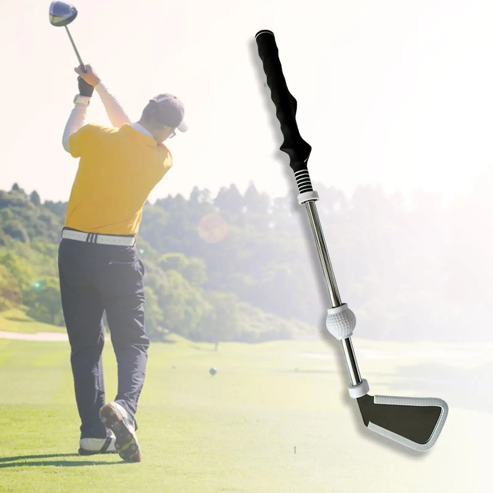 

Golf Swing Trainer Aid Beginners Practical Men Women Golf Swing Training Aid