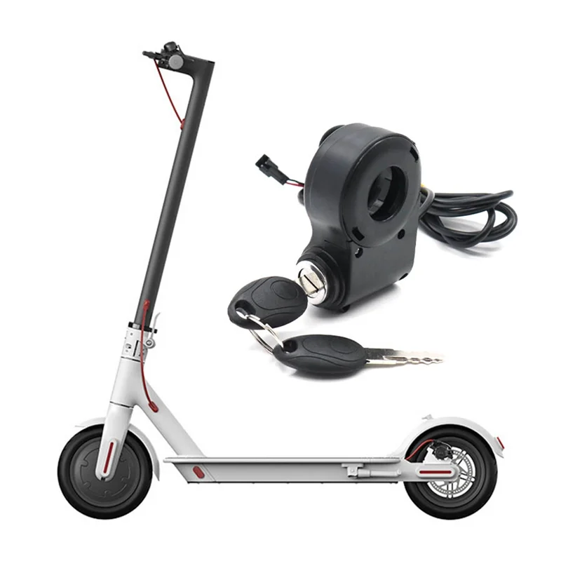 N109R 슈퍼 전기 자전거 점화 잠금 키 엄지 스로틀 스위치 전원 M5/ M365..