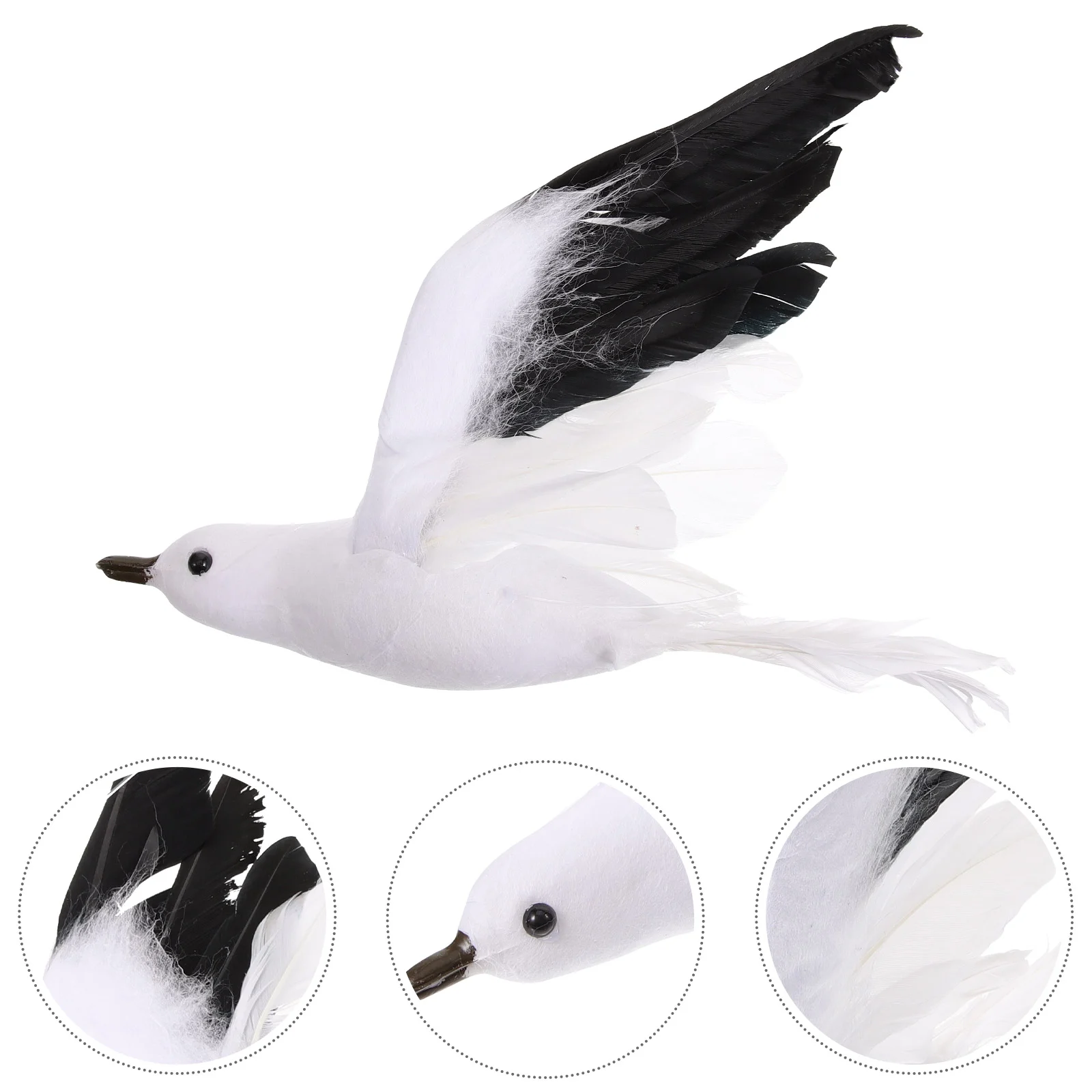 

Gadpiparty Home Decor Artificial Flying Seagull Hanging Foam Bird Seagull Wall Art Wall Hanging Seagull Ornament Beach