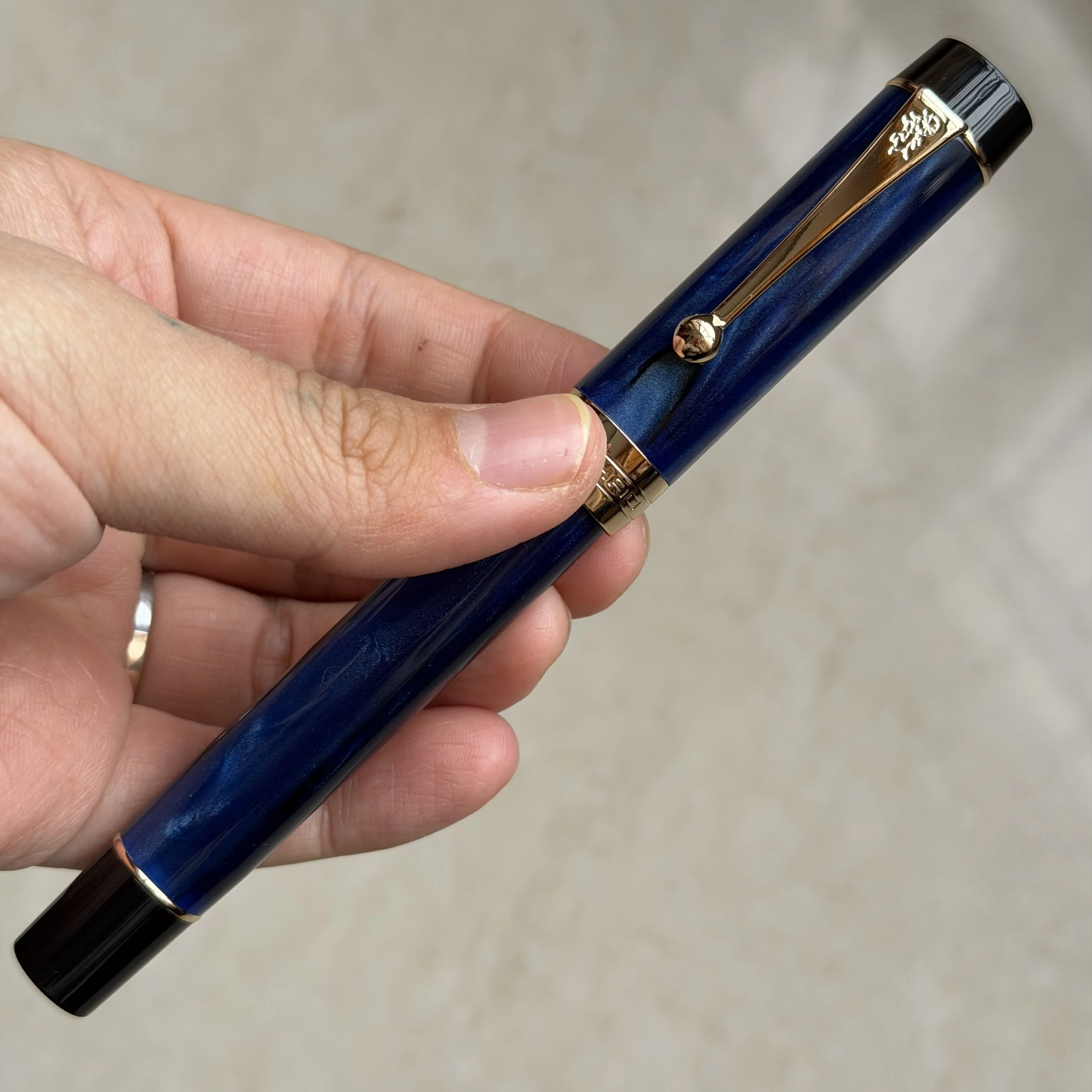 JINHAO 100 Centennial vulpen met harspunt, fijne 18KGP-stift, gouden clip, zakelijk cadeau, kantoorpen, schrijfwaren, schoolbenodigdheden, PK_voghion.com