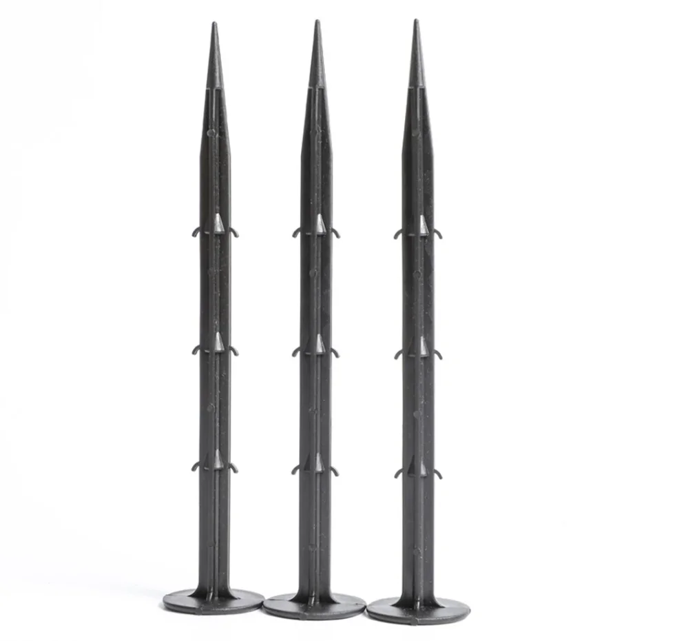 50pcs Ground Nail Film Fixed Garden Pegs Greenhouse Film Weed Prevention Ground Cloth Sunshade Fly Net Plastic Fixed Pegs