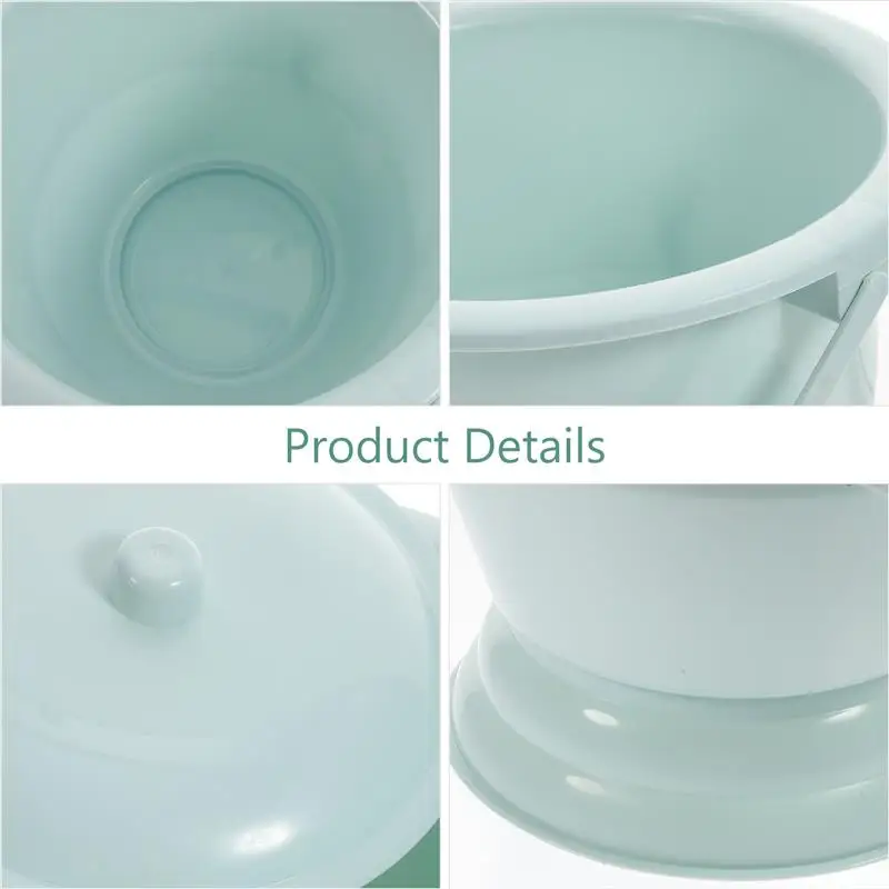 Pot Kids Commode Bucket Potty Bucket For Urine Bedpan Adults Portable Travel Chamber Emergency Camping Toilet 5