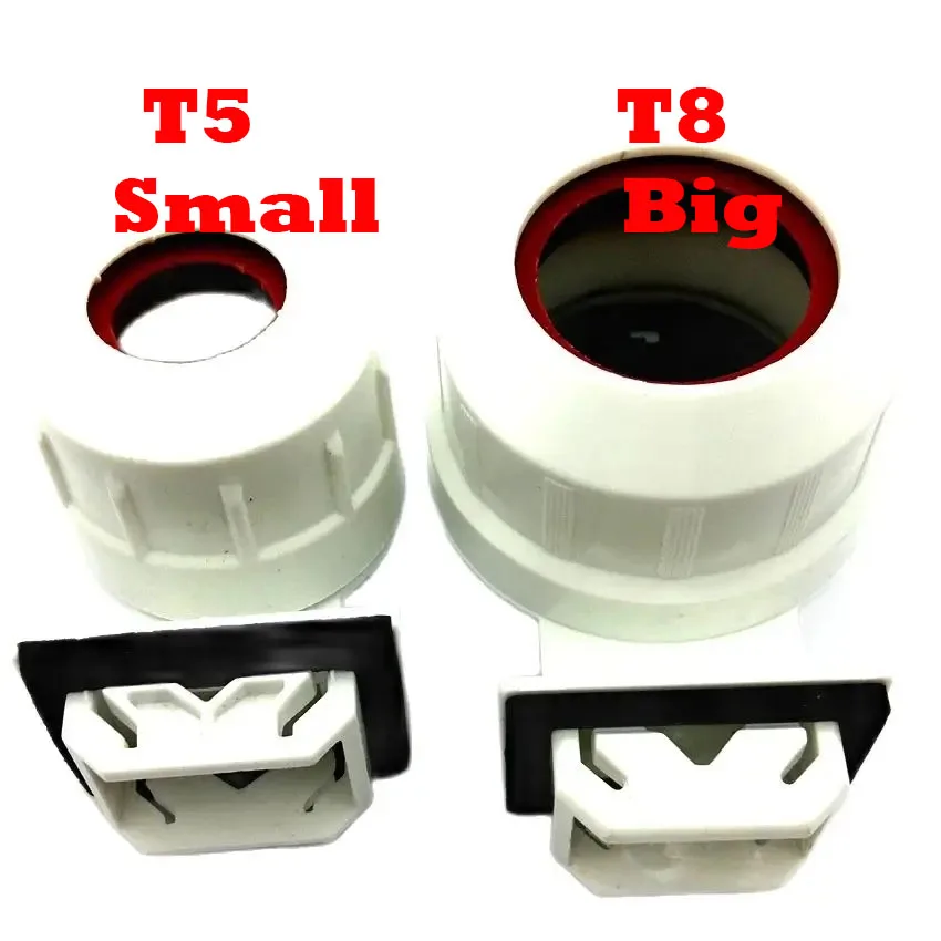 Waterproof T8 T5 Saving LED Lampholder G8 G5 Fluorescent Light Base G13 Bracket Bulb Socket for Aquarium Fish Tank Accessories lamp holder lamp bulb holder lamp base led lamp base