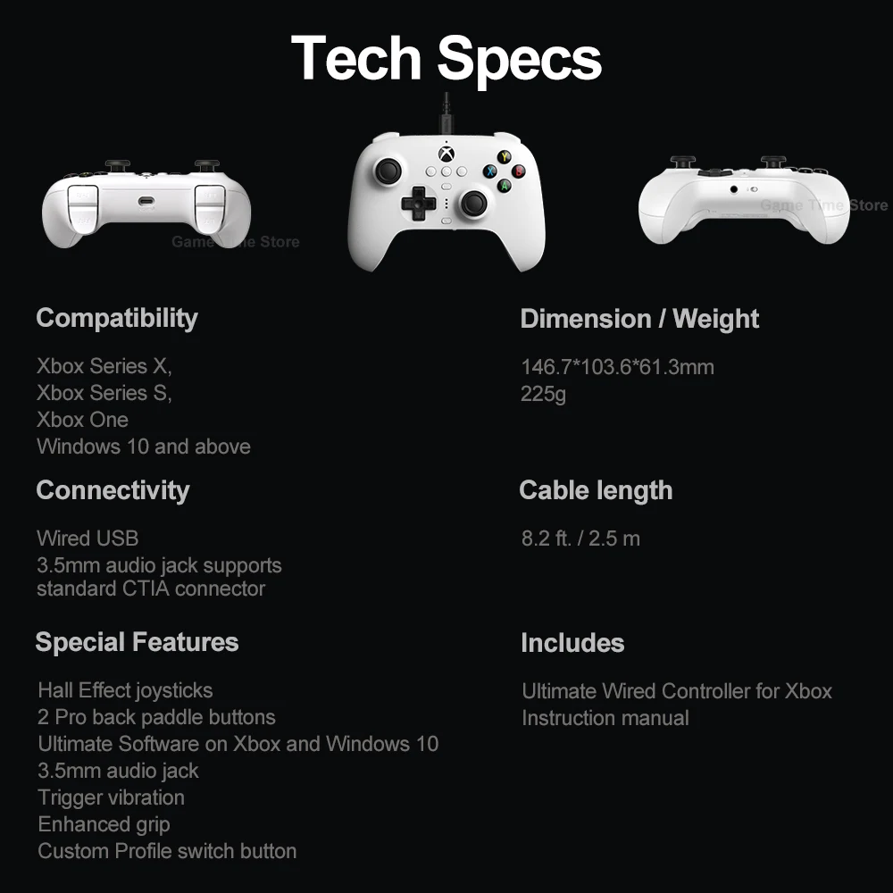 8Bitdo ñ   Ʈѷ е, Xbox ø S X, Xbox One PC Windows 10 11  Ȧ ȿ ̽ƽ Ʈ, ǰ
