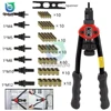 Riveter Gun Tool Hand Riveter Interchangeable Mandrel Insert Threaded Nut Rivet Drilling Rivet Tool M3-M12 Spare Part 1