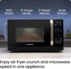 MicroCrisp Countertop Microwave Oven and Convection Oven, with Integrated Crisper, Guided Touchscreen Interface, 10 Power Levels 2