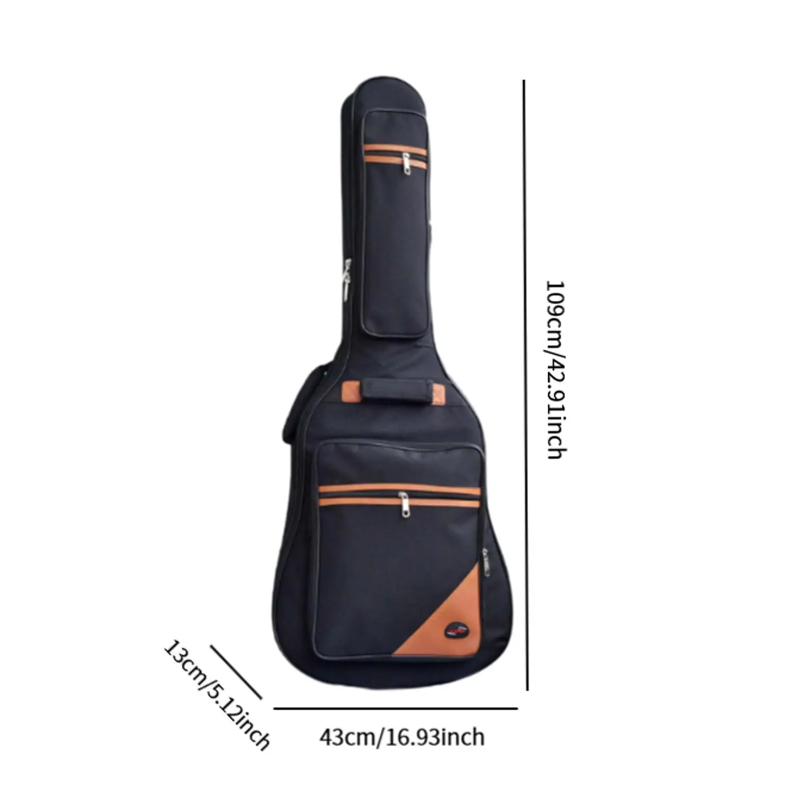 Guitar Bag 42inch Oxford Waterproof Double Shoulder Soft Thick Padding Guitar Case,Guitar Carrying Bag Backpack Padded Soft Case