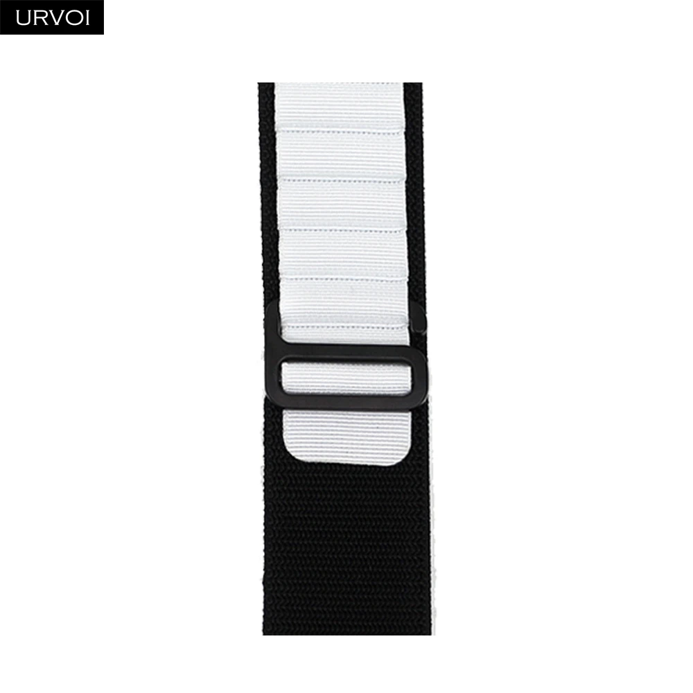 URVOI Black Woven Polyester Alpine Loop Strap with G-Hook Closure