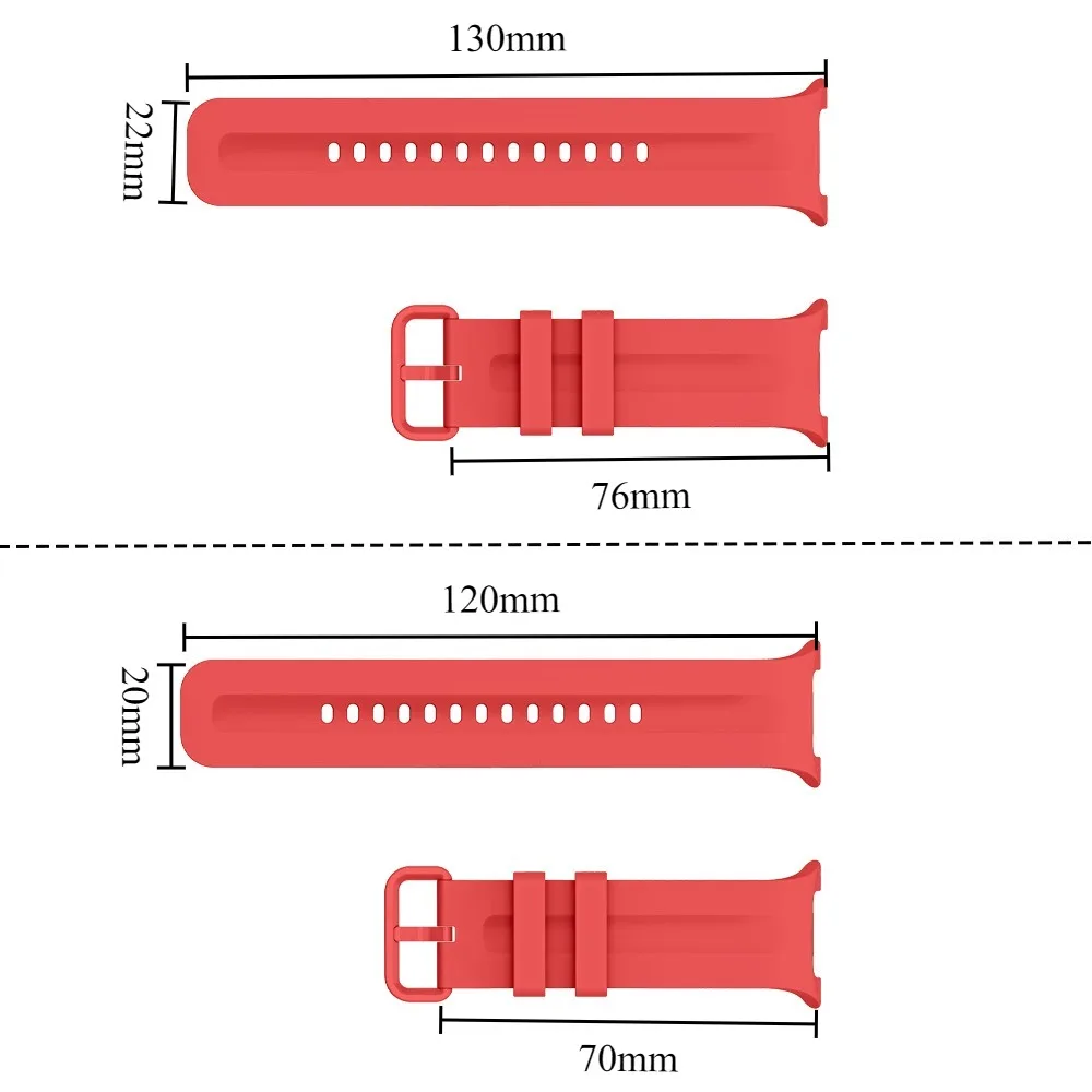 Breathable Unisex Sports Silicone Watch Band