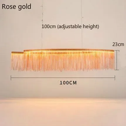 Rose gold L100cm