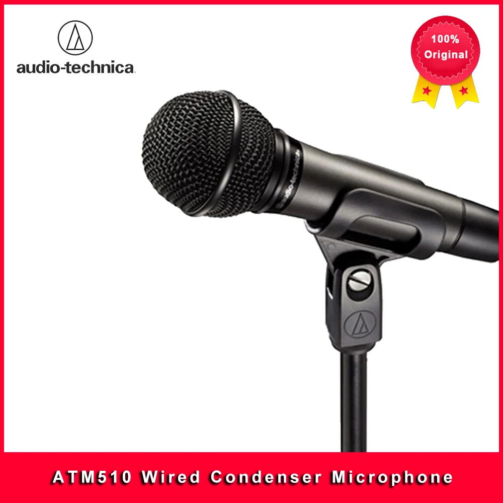 100% Original Audio Technica ATM510 Microphone Cardioid Directional Dynamic Voice Microphone 1