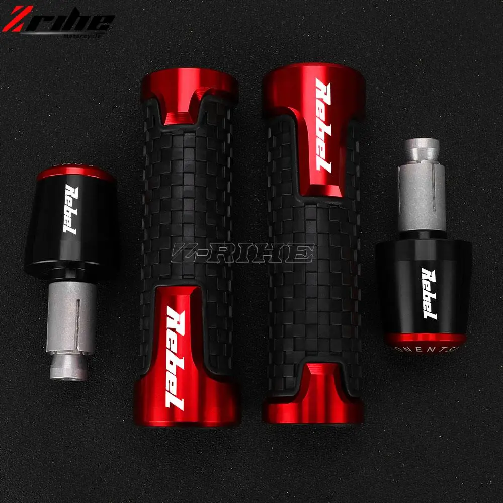 

FOR HONDA REBEL CA250 CA 250 1996-2011 2010 2009 2008 2007 2006 Motorcycle Accessories Handle Bar Cap End Plugs Handlebar Grips