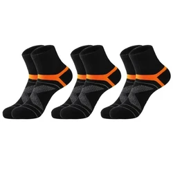 Premium Black Men's Sports and Casual Socks - Breathable, Sweat-Absorbent Comfort for All Seasons (3/5/10 Pairs) (3 Pairs Black)