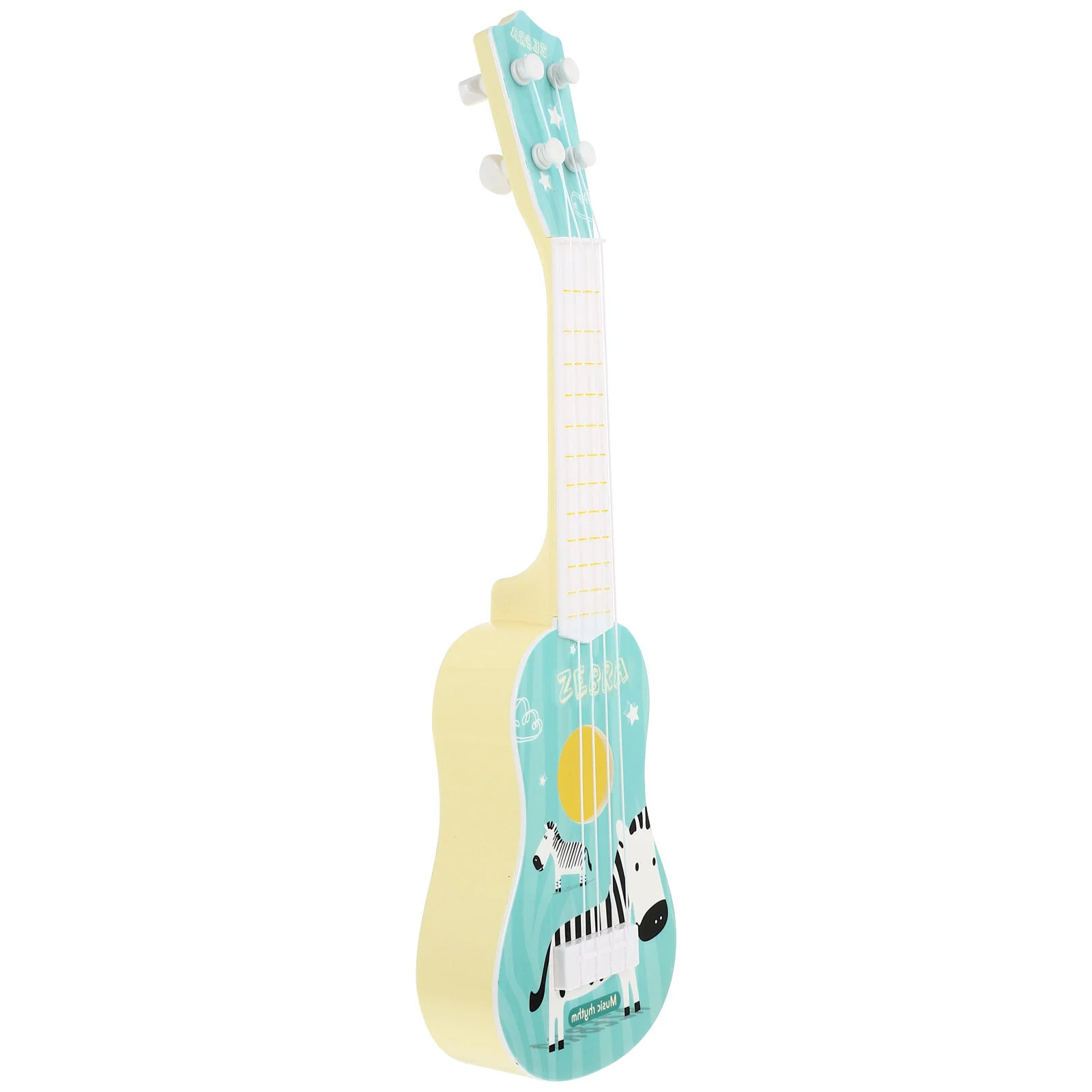 

Larry Child Guitar Children Ukulele Toy Plaything Played Imitation Playing Plastic Kid Instrument Mini Musical