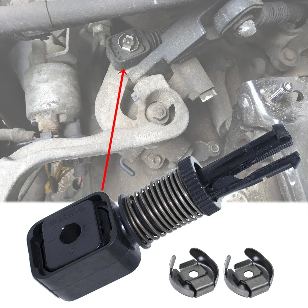 Shifter Linkage End Replace For VW Polo Skoda Rapid 1G Fabia MK2 Roomster Relay Lever Bowden Cable Catch Lock Washer MT Selector