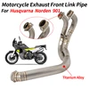 Slip On For Husqvarna Norden 901 Motorcycle Exhaust Escape System Original Muffler Moto Modify Titanium Alloy Front Link Pipe