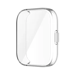 All - Around Protective TPU Smartwatch Case with Screen Protector - Soft Bumper Cover - Amazfit Bip 5 Unity (Transparent)