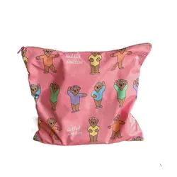 Charming Bear Pattern Cosmetic and Stationery Organizer (Pink Ballet Bear)