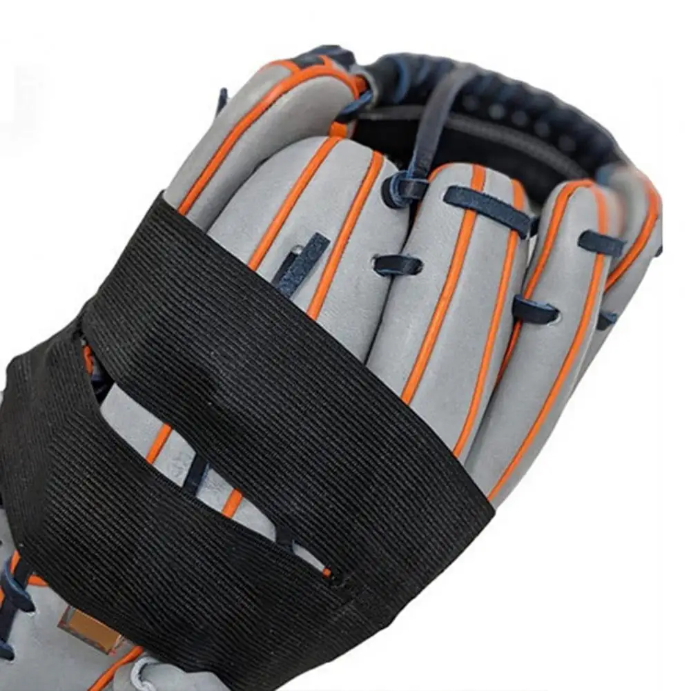 

4Pcs Glove Wraps Softball Baseball Glove Straps with Fastener Tape Reusable Breathable Stretchy Sports Glove Elastic Straps