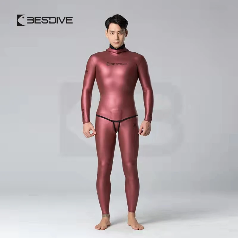 Bestdive Classic 2Mm Smoothskin Muta Da Sub Per Uomo Apnea Pesca Subacquea Scuba Diving Muta Da Uomo In Neoprene Yamamoto