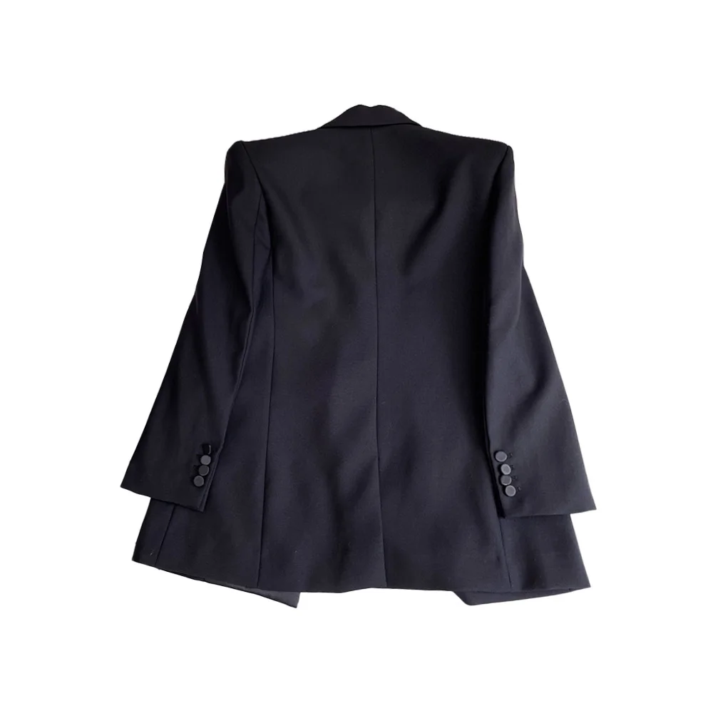 

NIGO Black Long Blazer Coat Ngvp #nigo6642