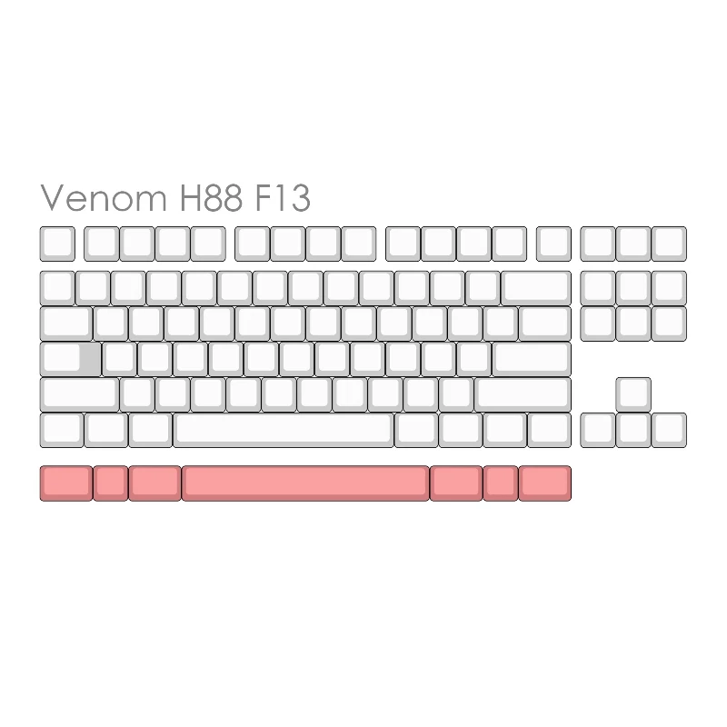 Geon Venom TKL HE Keyboard PCB Wired 8kHz Polling Rate 0.04mm 0.16