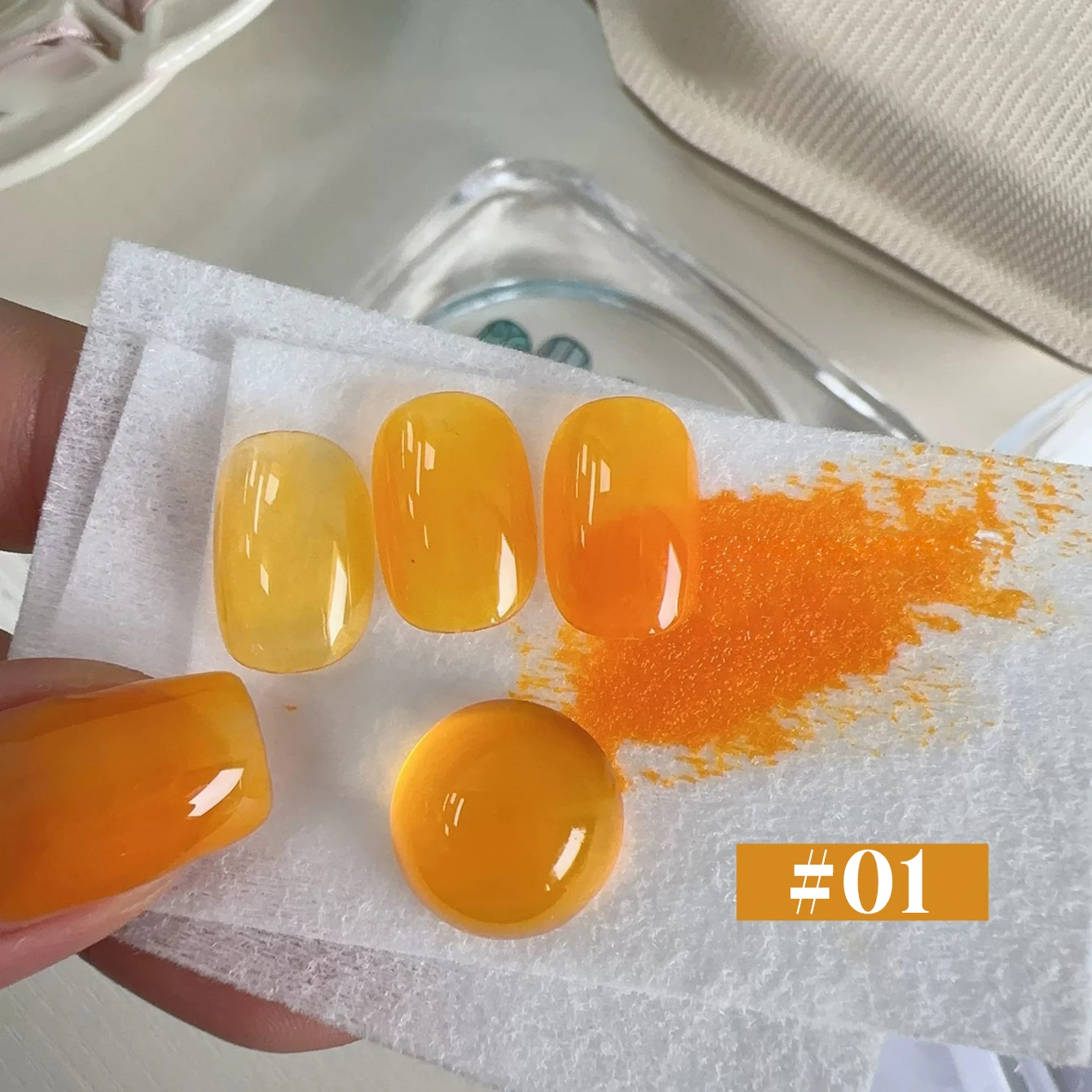 MIANEL 1-9pcs 12ML 여름 최고 판매 아이스 클리어 도파민 글라스 캔디 컬러 젤 네일 폴리쉬 글라스 젤리 네일 폴리쉬 핑크 네일