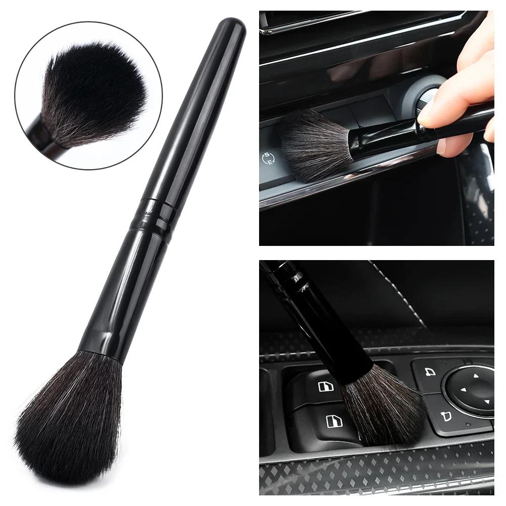 

Car Detailing Brush Super Soft Auto Interior Detail Brush With Synthetic Bristles Car Dash Duster Brush Accessories