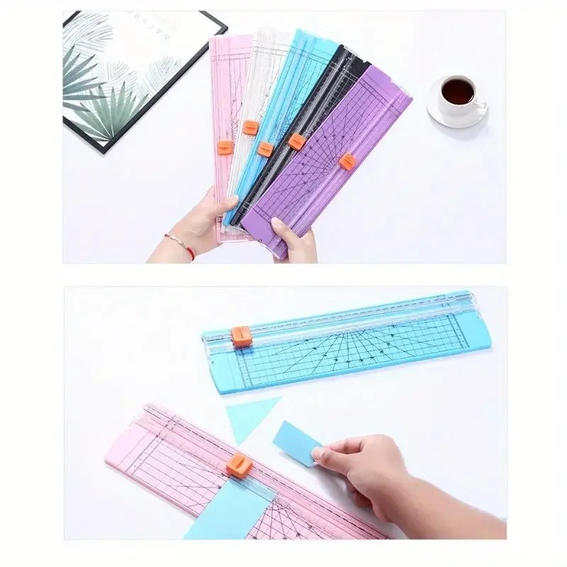 Portable A4 Paper Cutter Blade for Manuals One Way Sliding Easy Cutting paper cutter