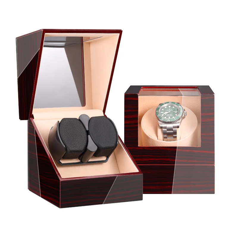 Watch winder Embers Single And 2 Slots Watch Winder High Gloss Quiet Box Shaker Mabuchi Motro