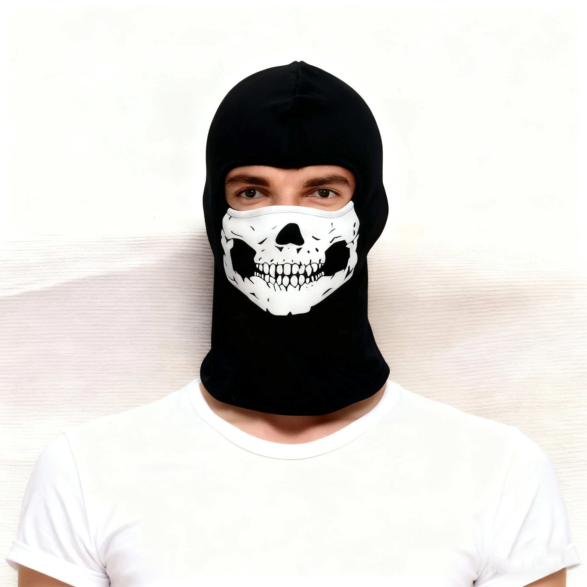 Outdoor Full Face Cover  Cycling Ghost Skull Mask  Bandana  Sport Ski Motorcycle Neck Warmer Party Dress Up Scarves