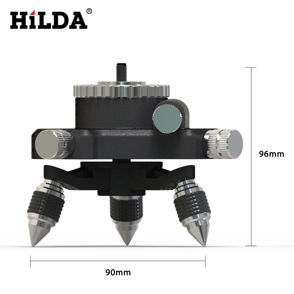Tripod Bracket Base 1/4'' Interface Fine Adjustment Tripod Stand Laser Level laser level stand