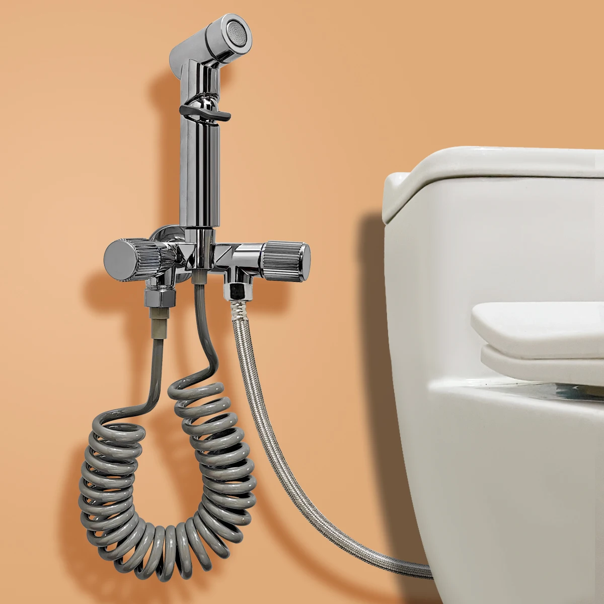 Buy 2024 Bidet Toilet Sprayer Set Handheld Toilet Spray Gun Shower Dual