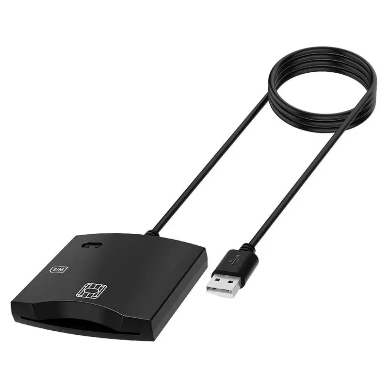 Smart Tax Return Bank Card Reader Sim Phone Card Cac Die Chip Smart Card Lettore Di Schede Multifunzione Formacos Windows Linux