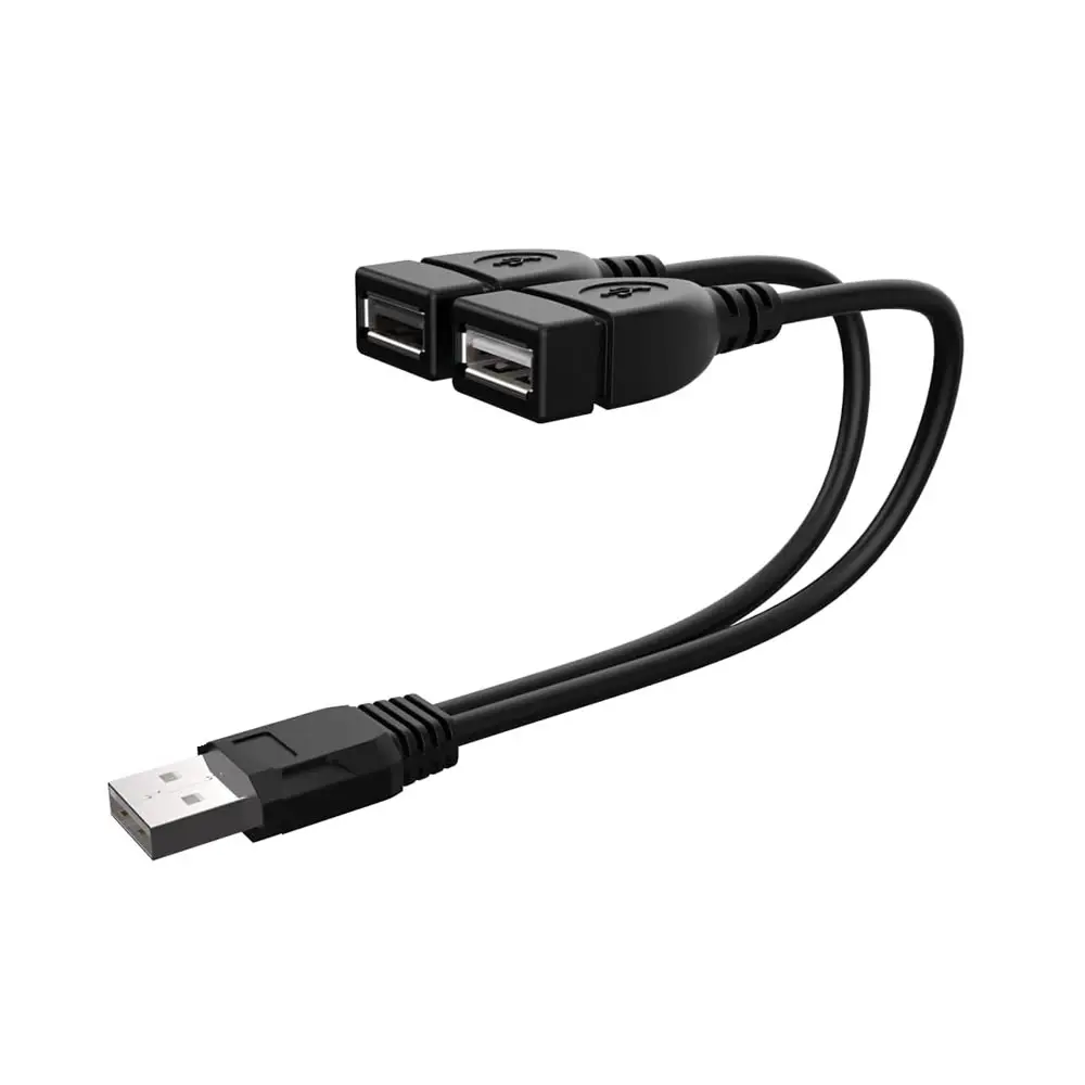 1 To 2 USB Branching Multi-functional Adapter Extension Cable For Phones, Tablets, And Extended Multi-Interface Hubs_voghion.com