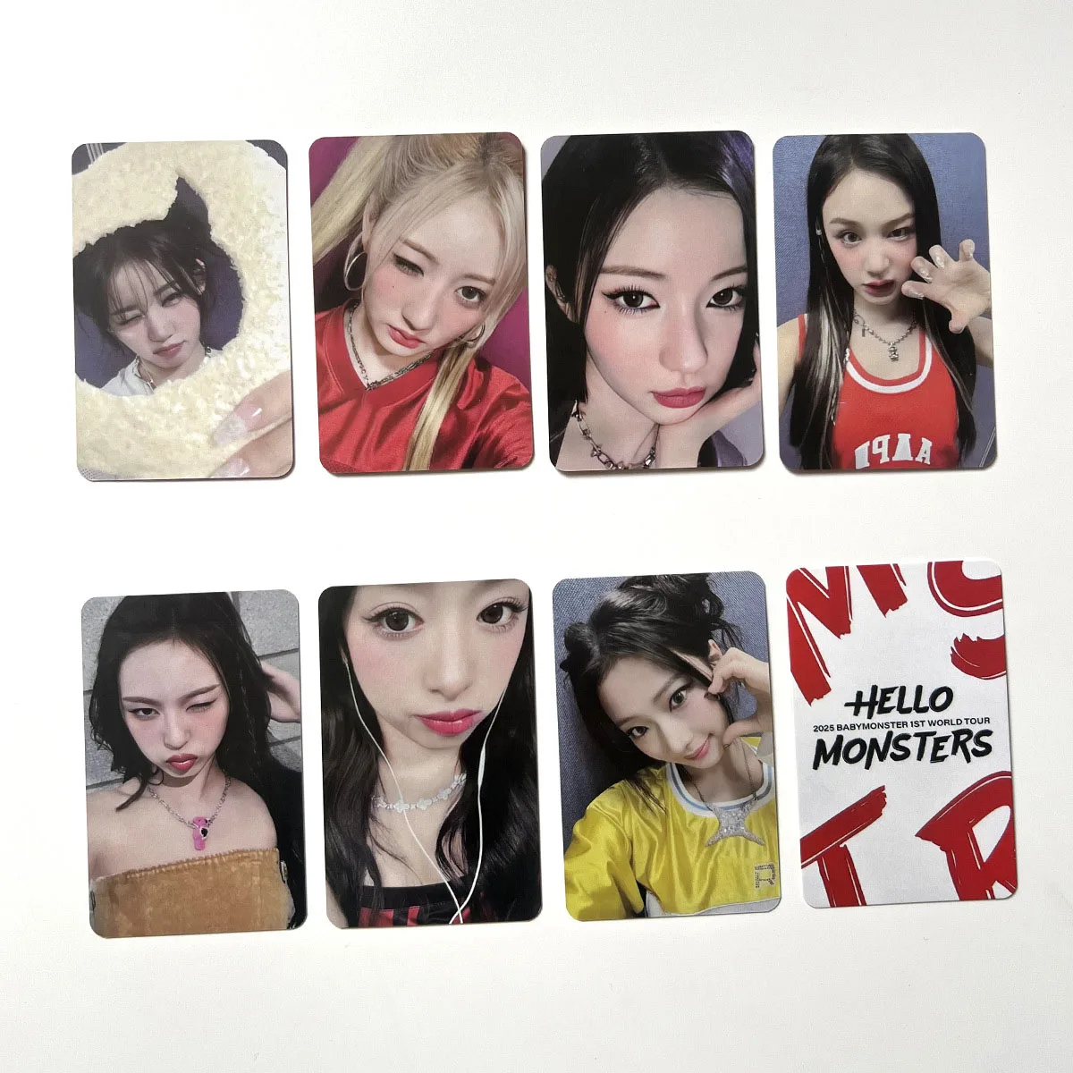 7/21Pcs/Set Kpop Babymonster HELLO MONSTERS Photocards Ahyeon Asa