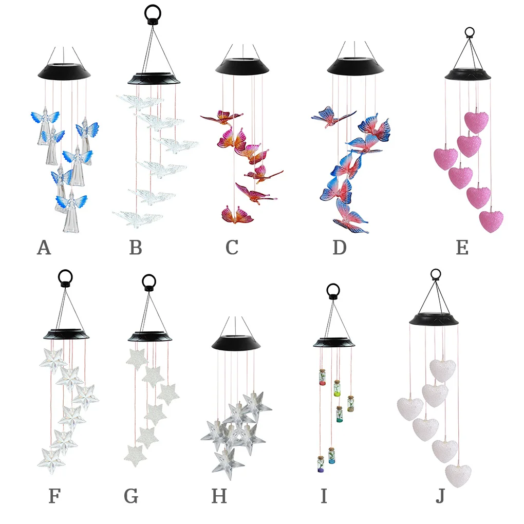 

Солнечная лента, цвет меняющий цвет, лампа-колокольчик, внешняя декоративная Подвесная лампа, пятиконечная звезда, бежевый цвет