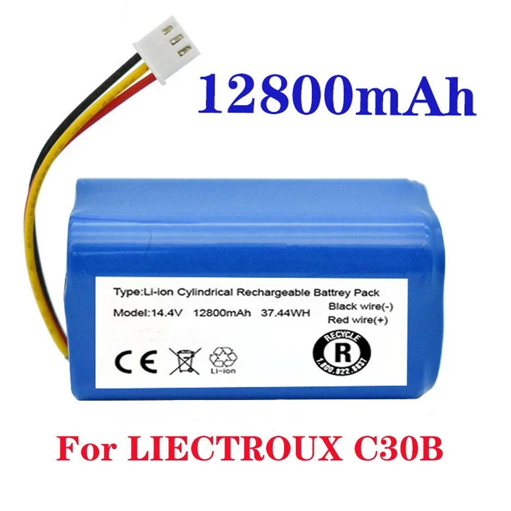 BateriaOriginalparaLIECTROUXC30BRobAspiradorDeP144V12800mAh