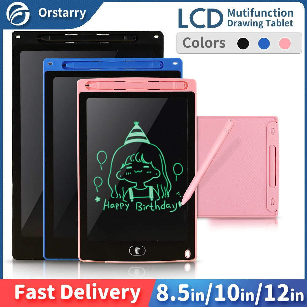 8.5/10/12 inch LCD Drawing Tablet For Children's Toys Painting Tools Electronics Writing Board Boy Kids Educational Toys Gifts