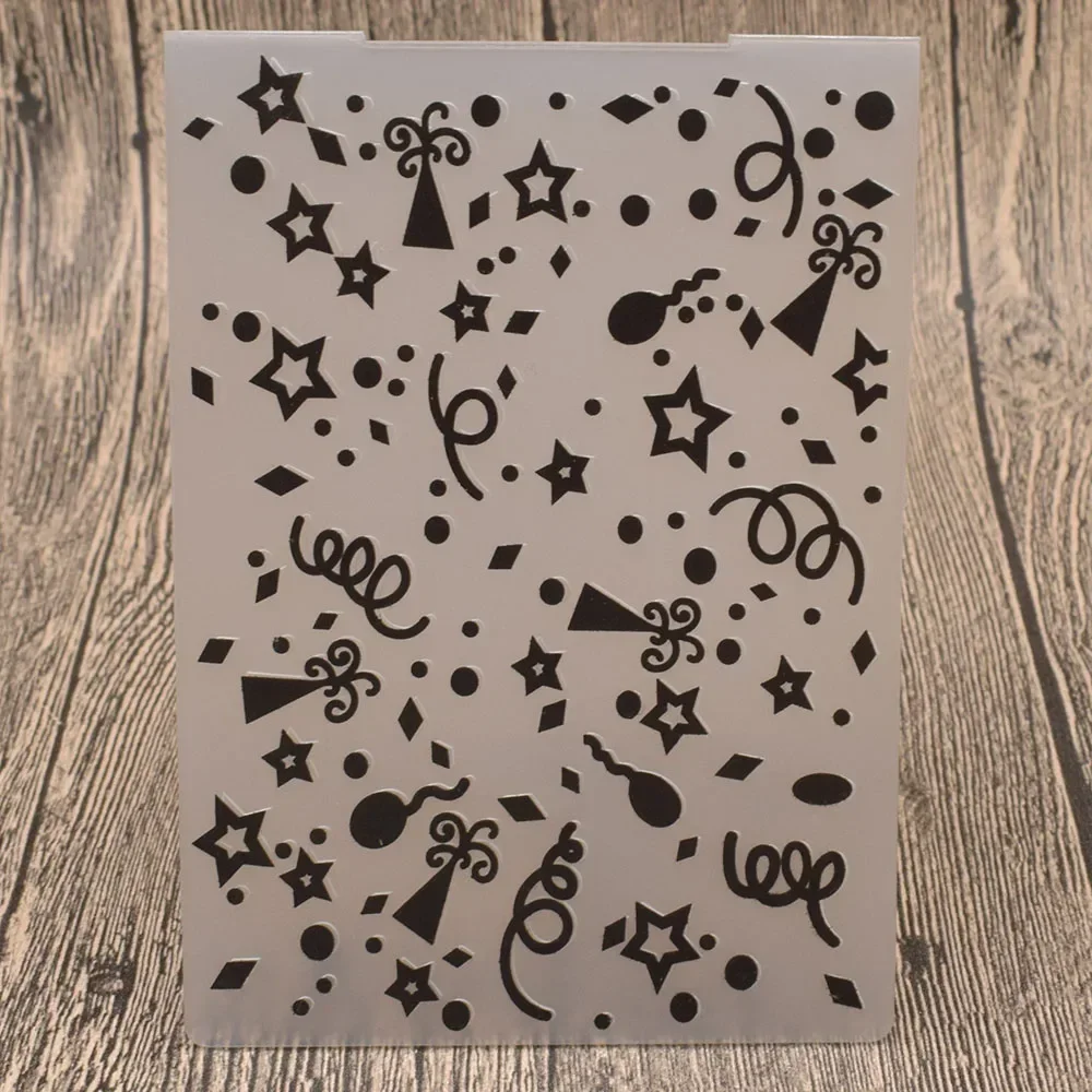 Fireworks Plastic Embossing Folders for Card Making DIY Scrapbooking Paper Craft Template plastic embossing folder,embossing folder