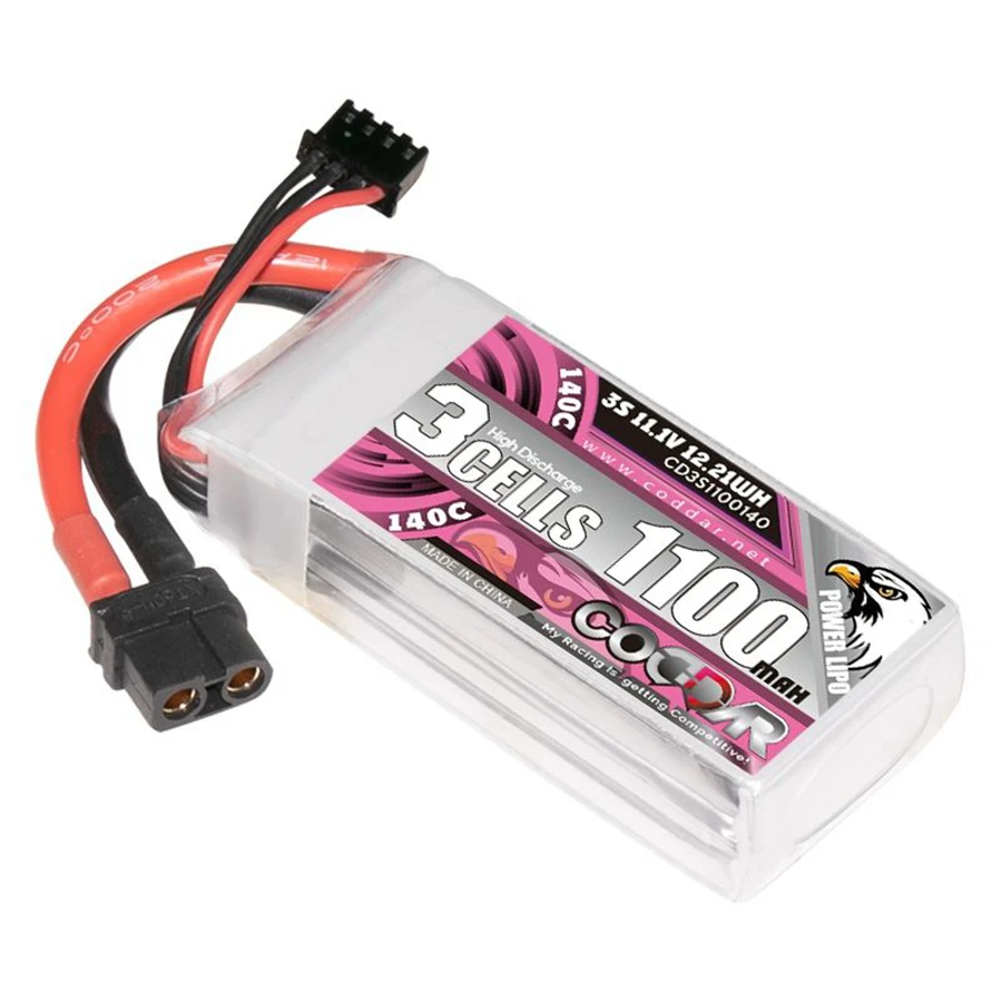 Аккумуляторная литиевая батарея CD3S1100140 1100MAH 3S 11,1 V 140C