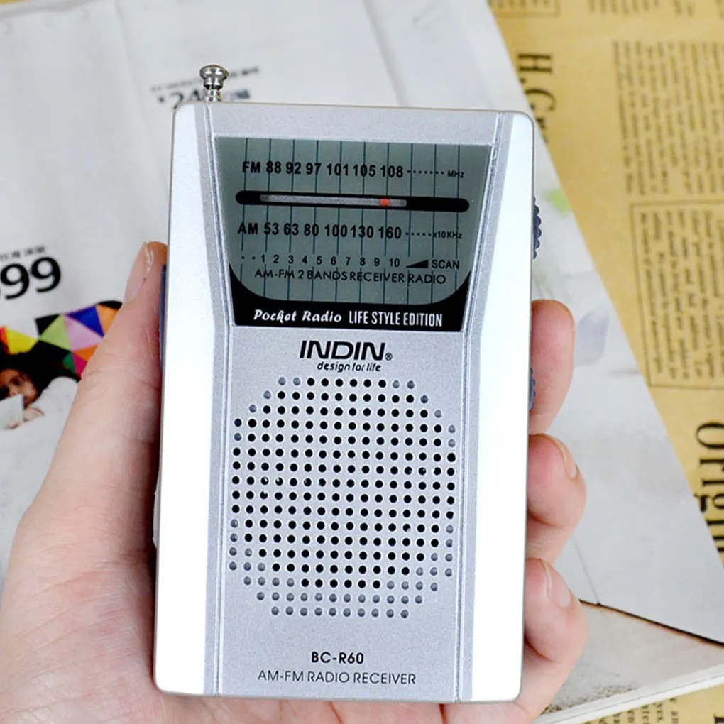 

Radio Pocket Radio Telescopic Antenna Portable Receiver Telescopic Pocket Antenna Pocket Radio