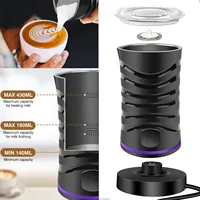 4 in 1 Electric Milk Frother Milk Foam Machine For Coffee Cappuccino Latte Hot and Cold Foam Maker Automatic Milk Frother Foamer 1