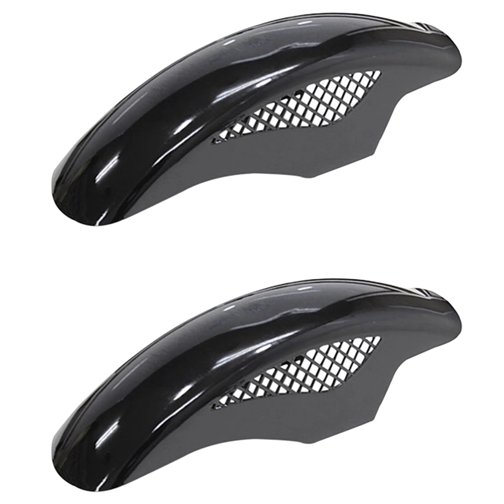 

2X Motorcycles Modified Front Fender Front Mudguard Cover for HONda CBX250/CBX400 CBX400F Z400FX BEET Black