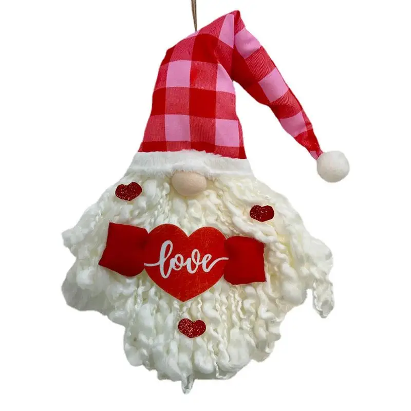 

Valentine Gnome Ornaments Valentine Cloth Gnomes Pendants Hanging Ornament For Love Tree Valentine's Day Anniversary Wedding