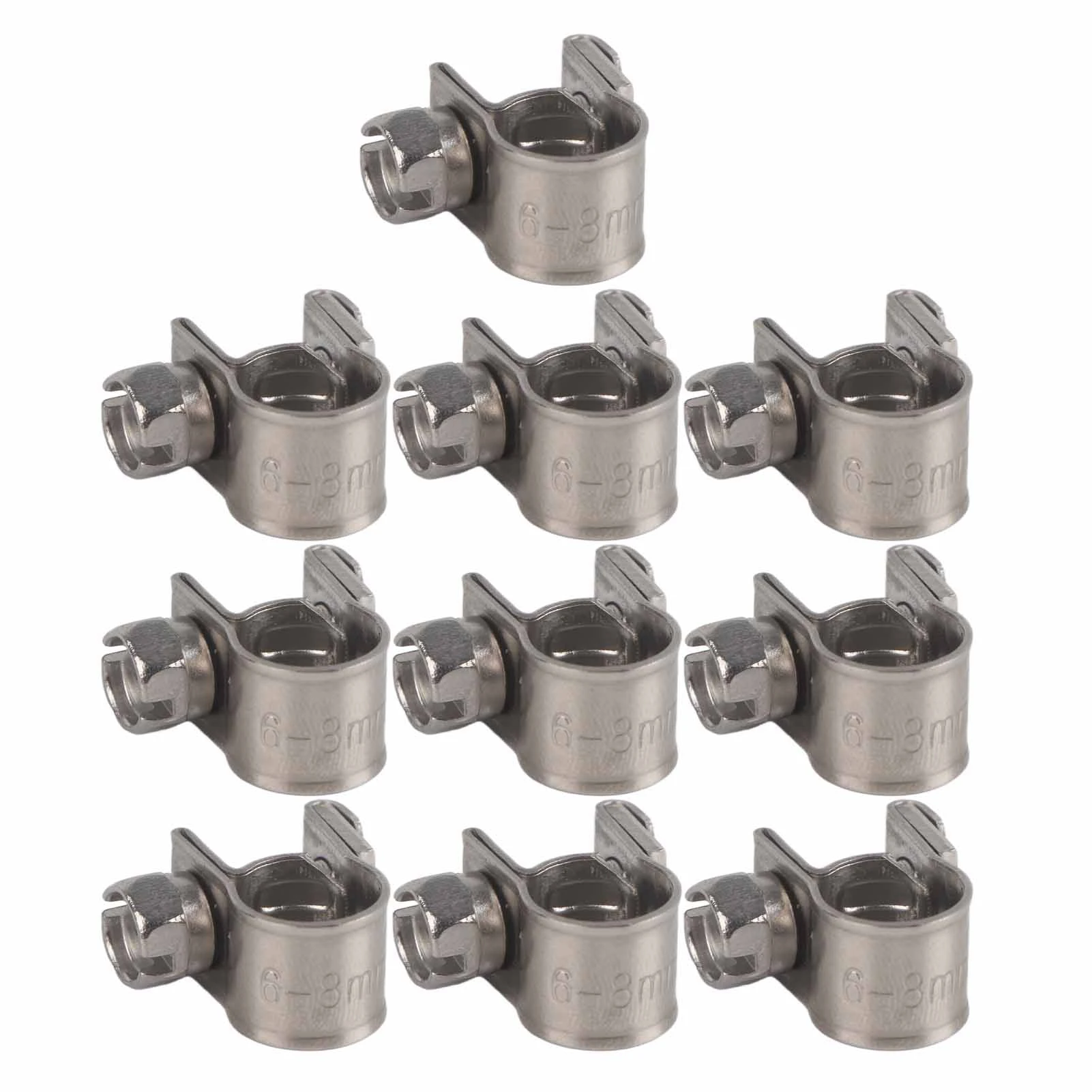 Uxcell Mini Fuel Injection Hose Clamp – Zinc Plated Steel, 18-20mm Diameter, 20-Pack